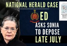 Another delay in deposing Sonia Gandhi by the ED. Health cited as the reason.