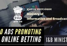 The advisory comes in light of instances of a number of advertisements of online betting websites and platforms appearing in print, electronic, social and online media