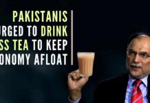 Sipping fewer cups a day would cut Pakistan's high import bills, Federal Minister for Planning Ahsan Iqbal said