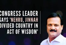 Congress leader Sajjan Singh Verma, known for his controversial statements, said that Jawaharlal Nehru and Jinnah did the work of wisdom by dividing the country
