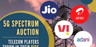 As the auction for 5G heats up the four main Telecom players throw in their bids