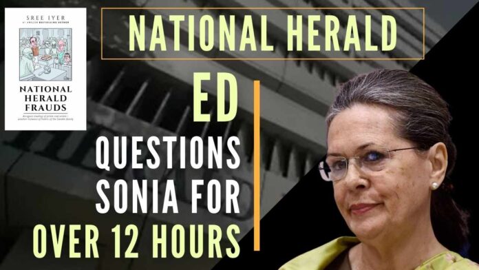 Unlike commoners who usually get arrested after an ED interrogation, Sonia Gandhi, already on bail for the National Herald Scam, goes home