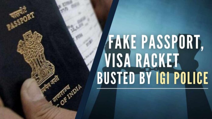 The DCP of IGI airport, Tanu Sharma, said that 325 fake passports, 175 fake visas and other related things were recovered from them
