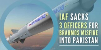 A court of inquiry held the IAF officers responsible for deviating from standard operating procedures, leading to the accidental firing of the supersonic cruise missile into Pakistan on March 9