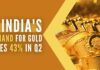 Value-wise India's Q2 2022 gold demand value was Rs 79,270 crore, an increase of 54 percent in comparison with Q2 2021