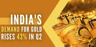 Value-wise India's Q2 2022 gold demand value was Rs 79,270 crore, an increase of 54 percent in comparison with Q2 2021