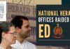 ED raids are going on in this case at 12 locations in Delhi, Lucknow, and Kolkata. It is said that the process of ED raids on the National Herald and its affiliated offices is going on