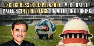 The AIFF has been at the center of a controversy after it failed to hold timely elections due to a delay in finalizing its constitution