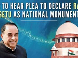 Despite the apex court verdict to declare Ram Sethu a national monument, the Modi government has not moved - hence this plea