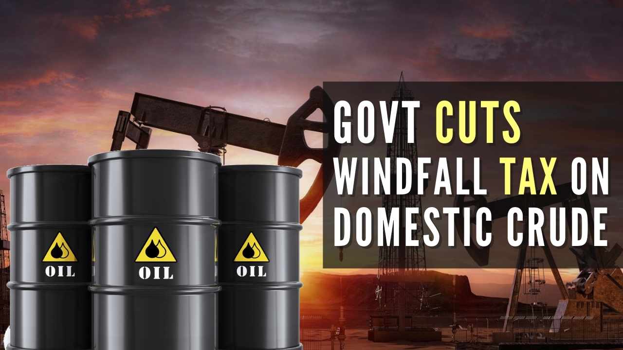 Government reduces tax on domesticallyproduced crude oil PGurus