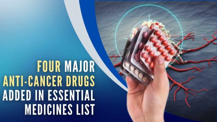 According to the list, hormones, other endocrine medicines and contraceptives Fludrocortisone, Ormeloxifene, Insulin Glargine and Teneliglitin have also been added