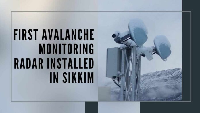 In an area where frequencies of avalanches are high, the radar will go a long way in safeguarding the life of troops deployed in hostile terrain and sub-zero temperatures