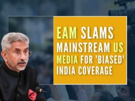 EAM S Jaishankar took a dig at the mainstream US media including The Washington Post, for their 'biased' coverage of India
