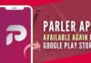 Parler, which advertises itself as a platform for free speech, agreed to moderate posts that show up in the Play Store app