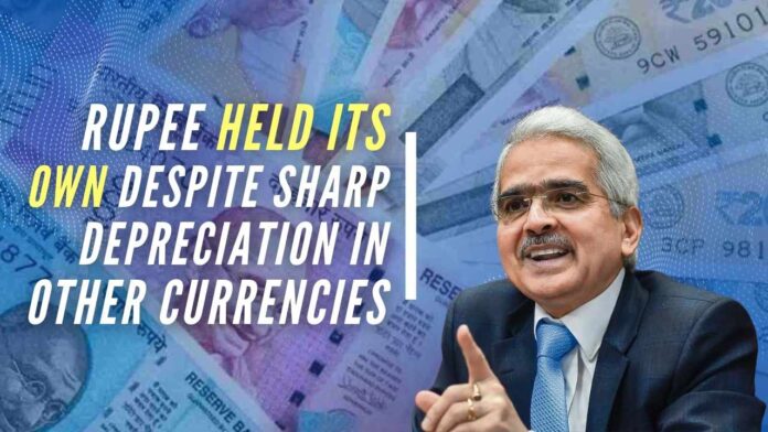 RBI's policy is to prevent excessive volatility of the rupee, or the exchange rate and also anchor expectations around the currency's depreciation