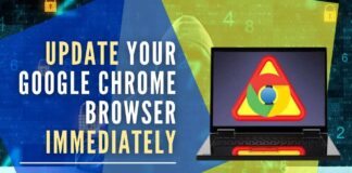The company said it has released a security patch for Google Chrome users on Windows, Mac, and Linux operating systems