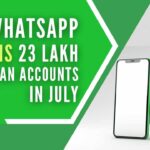 The platform with over 400 million users in the country had restricted over 22 lakh accounts with bad records in June