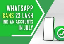 The platform with over 400 million users in the country had restricted over 22 lakh accounts with bad records in June