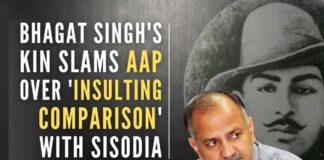 Speaking to reporters, Harbhajan Singh Dhatt said, "This is an insult to Shaheed Bhagat Singh and other freedom fighters. How can he compare Sisodia and Satyendar Jain to Singh? Kejriwal should withdraw the statemen