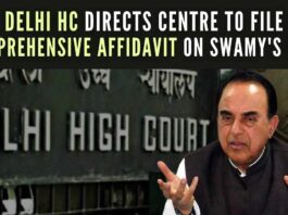 Dr. Swamy moved the court claiming the Centre had failed to ensure security arrangements at his private residence after the court had directed him to vacate the government accommodation he was allotted in 2016