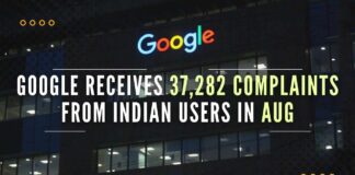 Complaints Google received in India consisted of various categories including infringement of intellectual property rights, violation of local laws