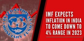 According to IMF, the global inflation rate is projected to be 8.8% this year and come down to 6.5% next year