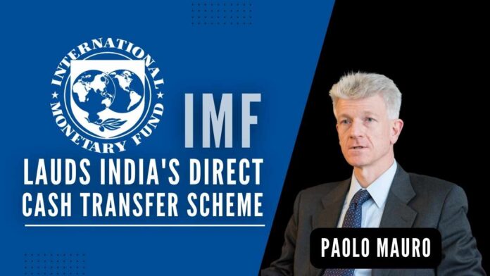 IMF lauded India's deployment of a direct cash transfer scheme by calling it a 