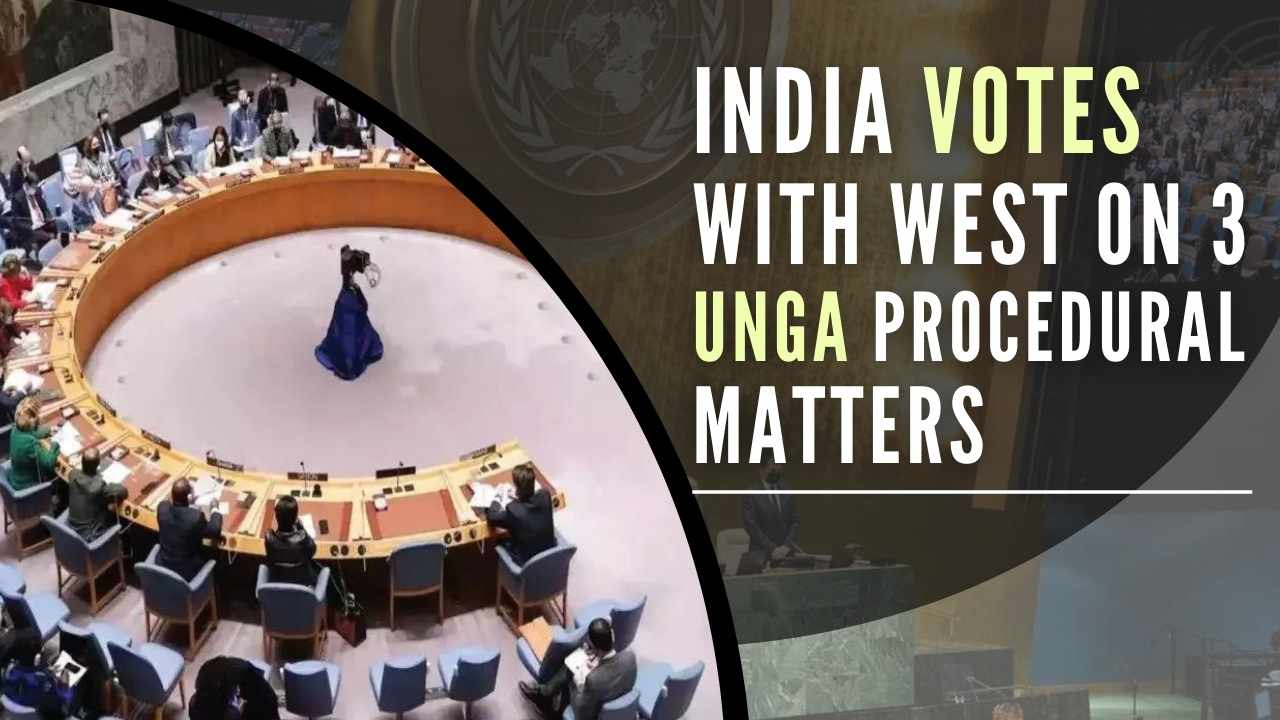 Moscow’s demand for a secret ballot was rejected after 107 UN member states, including India, voted in favor of a recorded vote