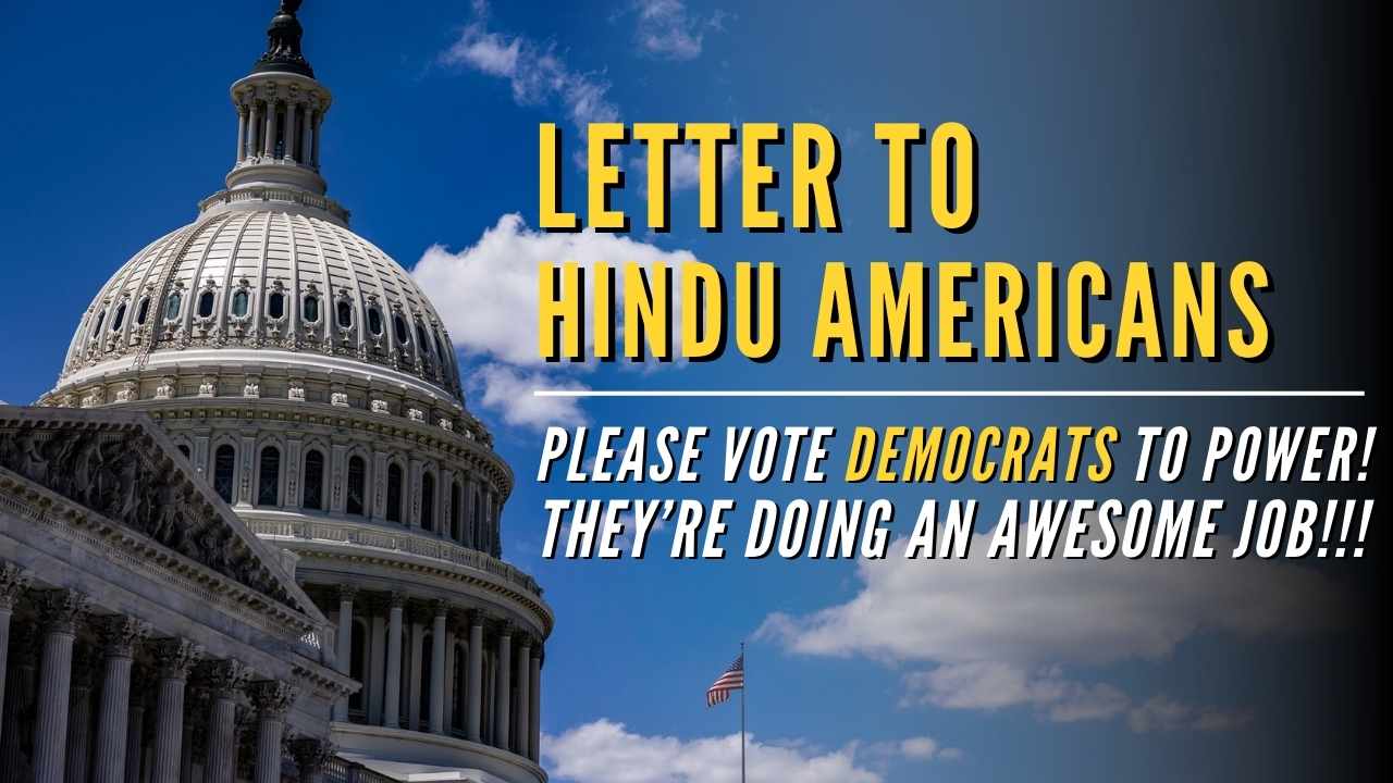 Hindu Americans, PLEASE DO VOTE FOR THE DEMOCRATS, especially the TEANECK DEMOCRATS! THEY ARE AWESOME!!!