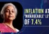 Sitharaman expressed satisfaction with the fundamentals of the economy -- "we are in a comfortable position", she said