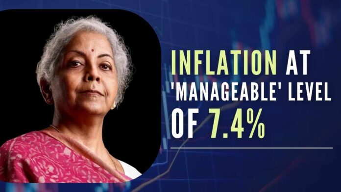 Sitharaman expressed satisfaction with the fundamentals of the economy -- 
