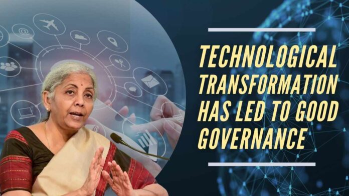 FM Nirmala Sitharaman said that India is setting the global benchmarks on the digital front and that it will be able to face geopolitical and economic uncertainties