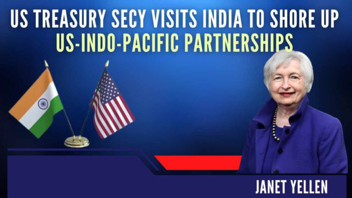 Russia’s war in Ukraine and the impact of COVID-19 are top of mind for US Treasury Secretary Janet Yellen as she prepared to meet with Indian leaders in New Delhi