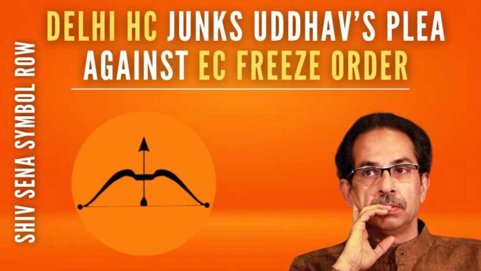 Thackeray approached HC seeking to allot his candidates the symbol chosen by them for upcoming by-polls rather than restricting it to 3 choices that EC gave