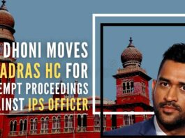 Madras HC in an interim order on March 18, 2014, restrained the officer from making any comments against Dhoni