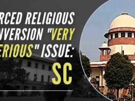 The top court said there is freedom of religion, but no freedom on forced conversion