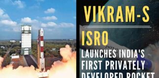 India has etched history with the launch of Vikram-S, a suborbital vehicle developed by Skyroot Aerospace