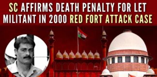 In a big development, SC dismissed the review plea of LeT terrorist Mohammad Arif in the 2000 Red Fort attack case