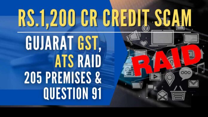 These firms were creating fake bills of transactions and claiming huge credits from the state government