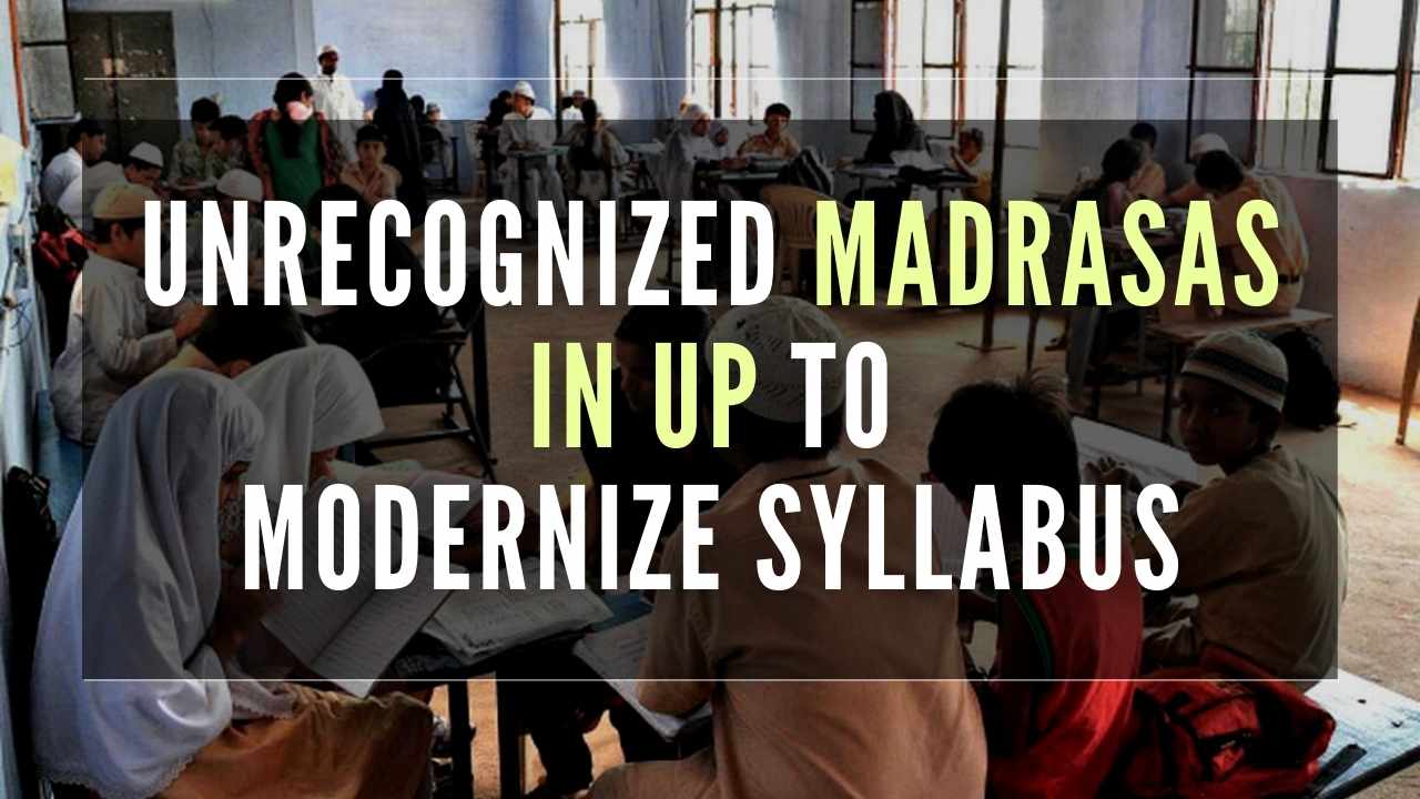The state government conducted a survey of private, unaided, and unrecognized madrasas across Uttar Pradesh