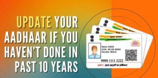 Aadhar updation can be done by uploading supportive documents either online through myAadhaar portal or offline by visiting the nearest Aadhaar center