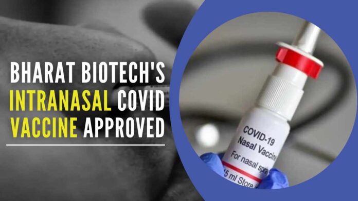 The nasal vaccine has been approved for those aged above 18 years. The vaccine will be available in private hospitals for a booster dose in the initial phase