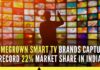 Smart TV penetration of overall shipments reached its highest-ever share of 93 percent during the quarter