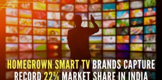 Smart TV penetration of overall shipments reached its highest-ever share of 93 percent during the quarter