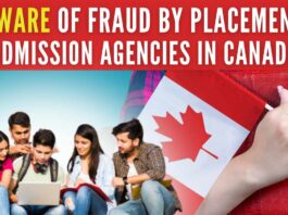 The Indian diplomat was talking to the media after a series of incidents of fraud found after many Indian students were cheated by the recruiting and admission-providing agencies in Canada