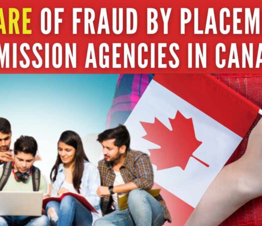 The Indian diplomat was talking to the media after a series of incidents of fraud found after many Indian students were cheated by the recruiting and admission-providing agencies in Canada