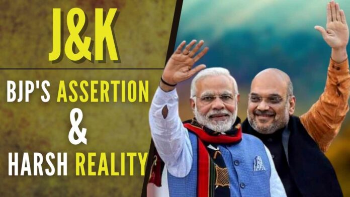 The truth is that BJP has its support-based limited to only those constituencies in Jammu province, which are predominantly Hindu or where the Hindus are more numerous