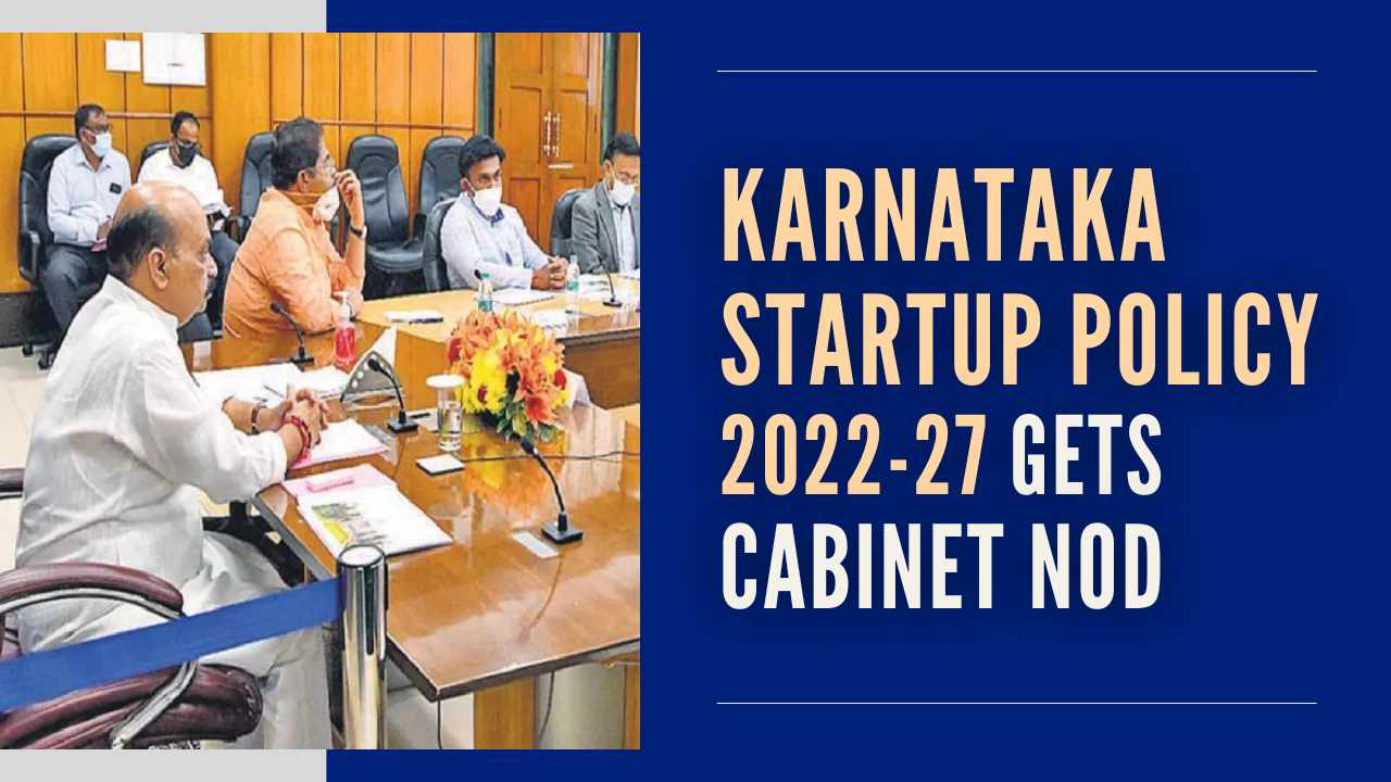 Karnataka Startup Policy 202227 Gets Nod