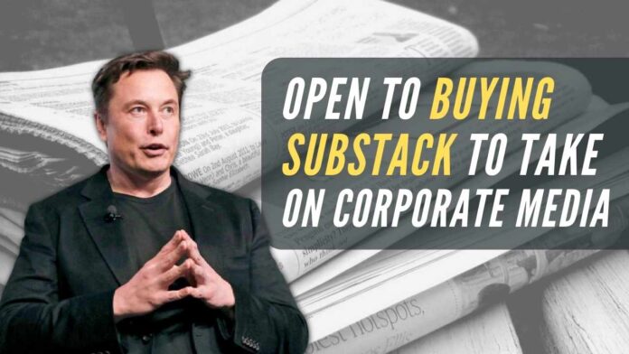 Musk's reaction came after witnessing a lukewarm response from mainstream and corporate media on various versions of 