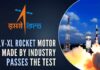 Indian space agency tests booster motor PSOM-XL in Sriharikota